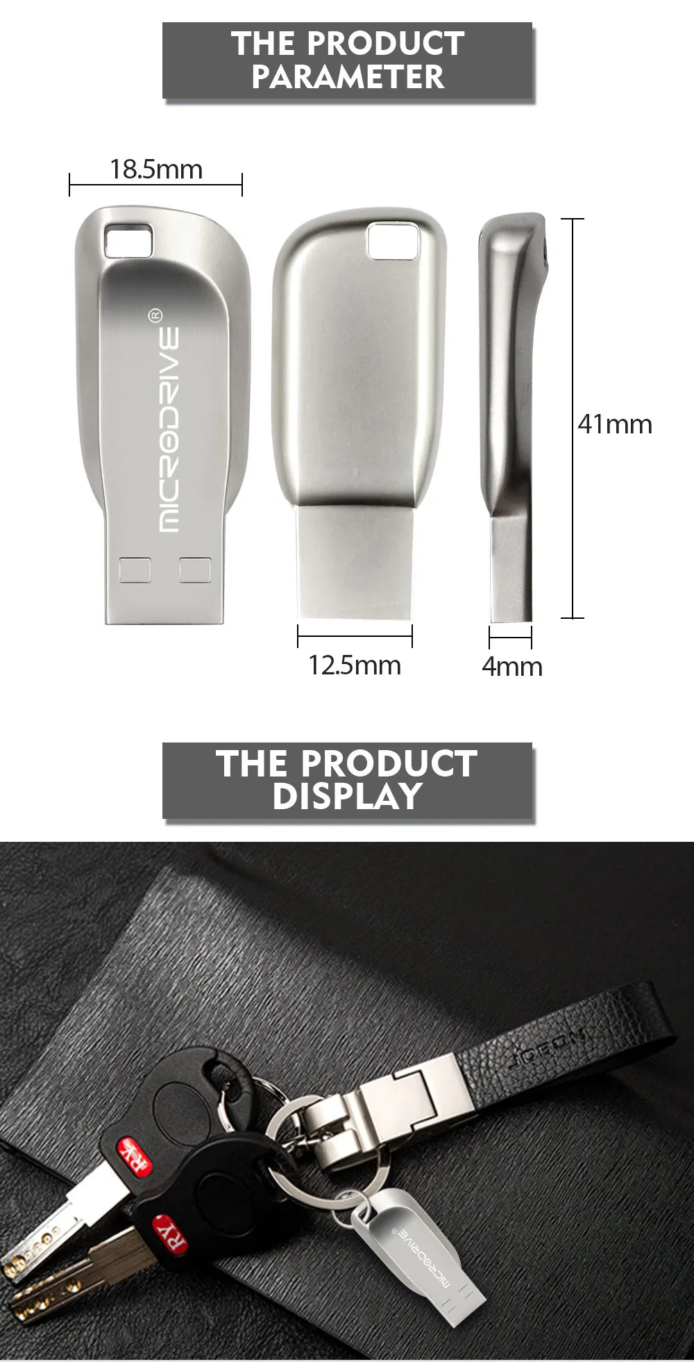 Металлический usb флеш-накопитель, 64 ГБ, 32 ГБ, 16 ГБ, 8 ГБ, 4 Гб, USB 2,0, портативный накопитель, 128 ГБ, карта памяти, флешка для хранения, флэш-диск