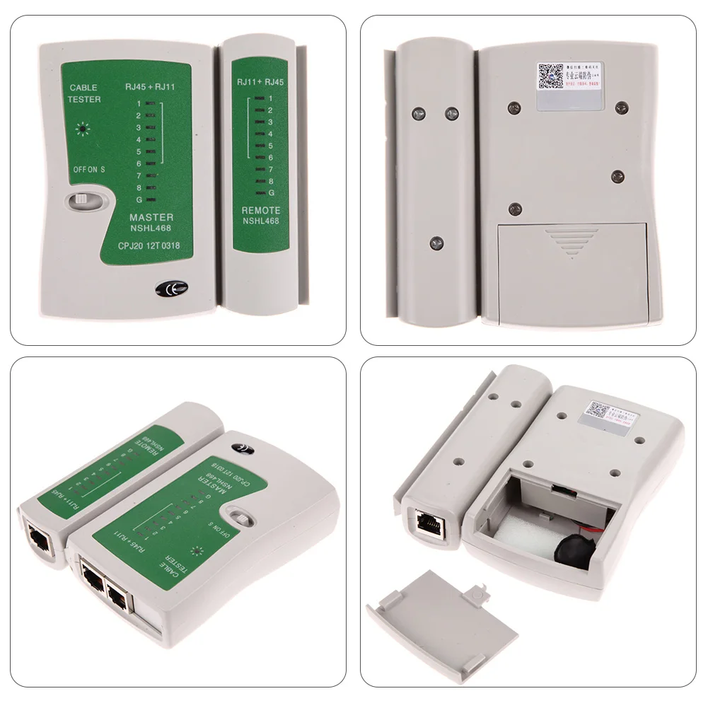 Сетевой Инструмент тестовый Комплект сетевой Кабельный тестер + Обжимные Щипцы