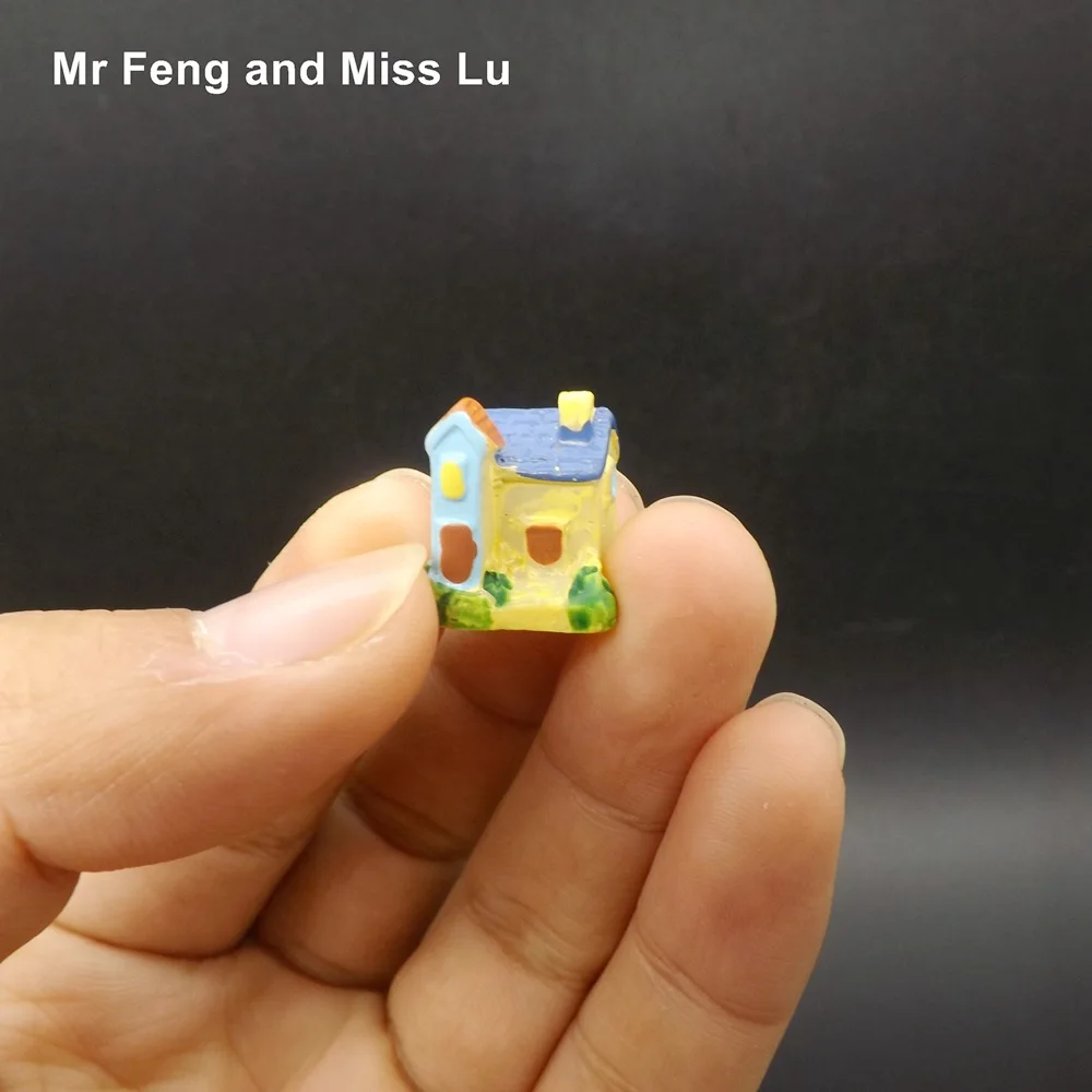 Винтажная вилла Миниатюрный Мини Ремесло микро DIY аксессуары модель игрушки