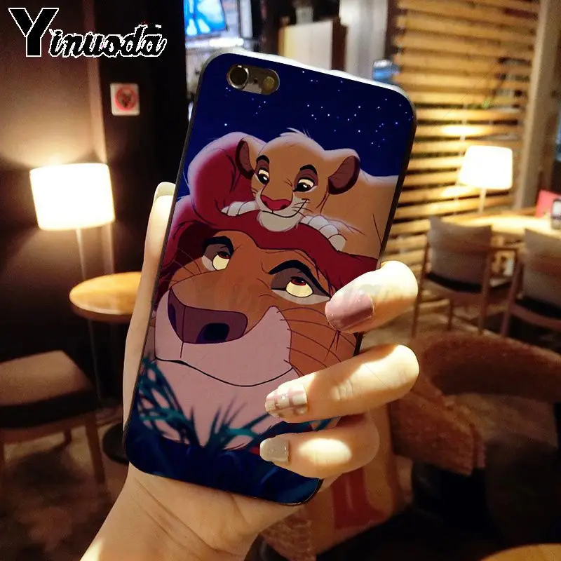 Yinuoda Hakuna Matata The Lion King фото мягкий чехол для iPhone 5 5Sx 6 7 7plus 8 8Plus X XS MAX XR | Мобильные