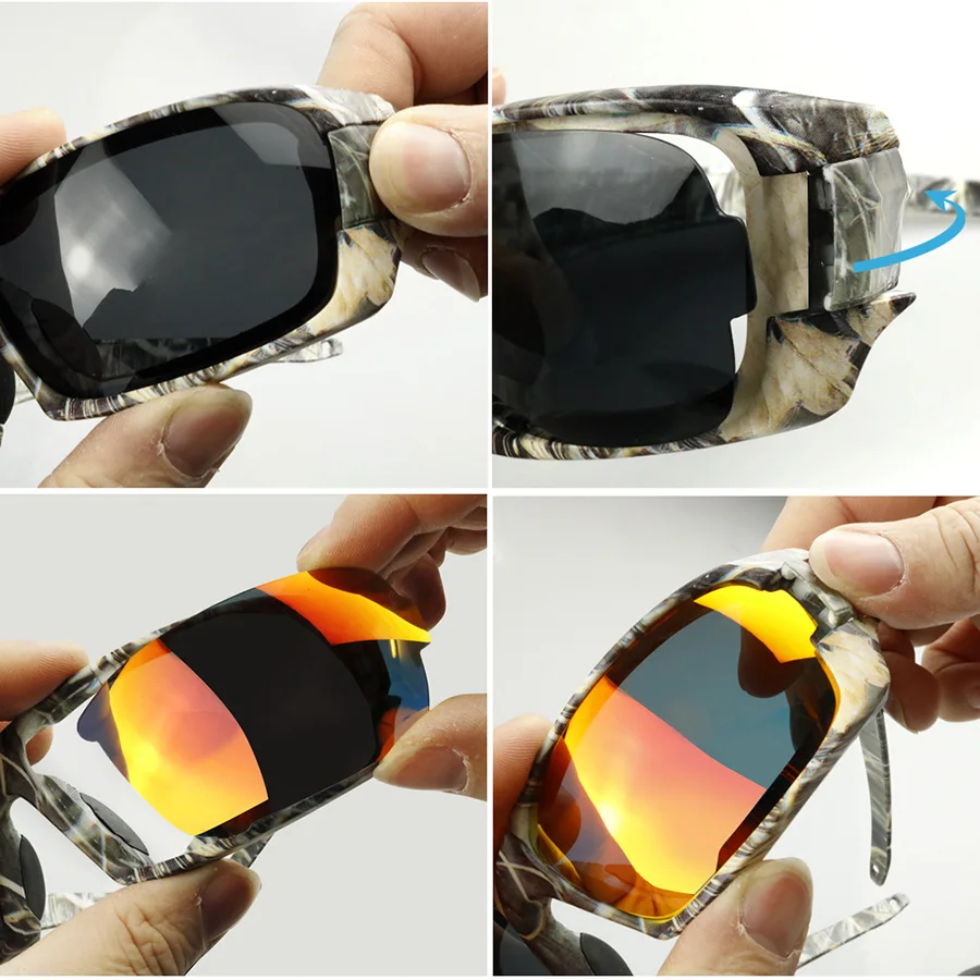 NEWBOLER поляризационные солнцезащитные очки для спортивные рыбалки Oculos De Sol