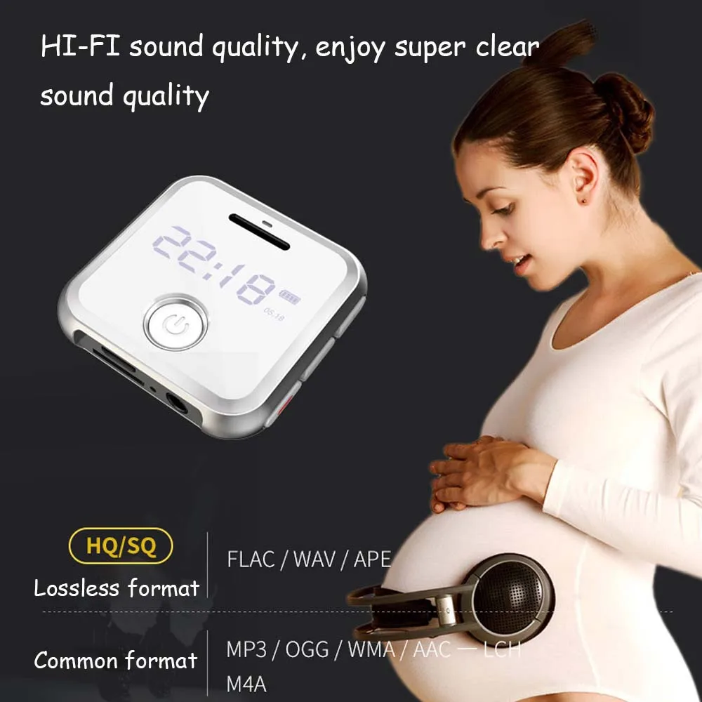JINSERTA мини MP3 плеер обновленная версия 8G 16G 32G HIFI спортивные музыкальные плееры с экраном 0,9" FM радио функция записи