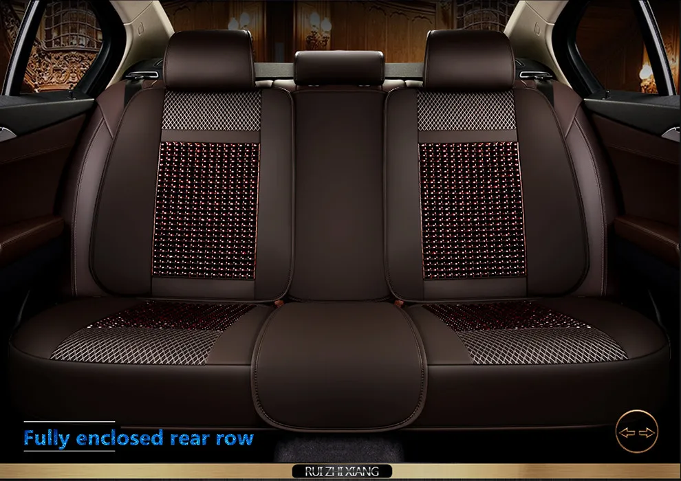 

Natural wooden beads car seat cover massage cushion luxury leather car seat car styling for Audi BMW Benz Toyota Honda CRV SUV a
