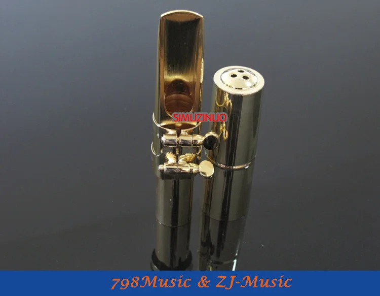 Профессиональный Золотой металлический мундштук баритон саксофон Sax 7 #|baritone