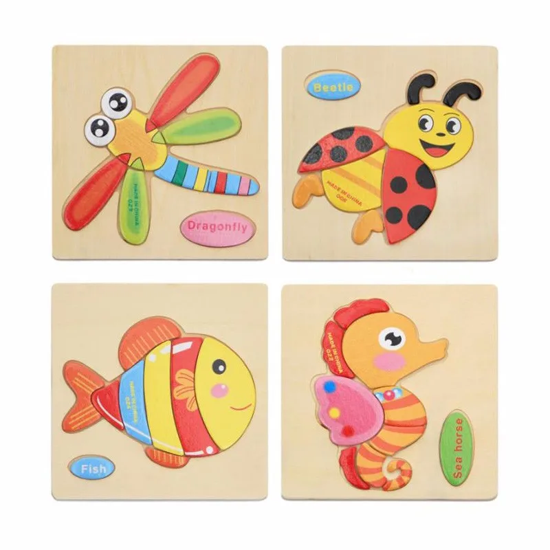 Детские развивающие деревянные игрушки пазл дети 15*15 см brinquedos educativos игрушка для