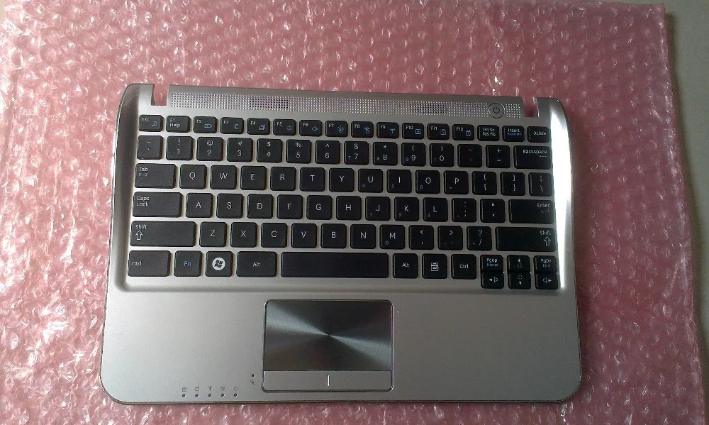 Бесплатная доставка для Samsung NP nt NF210 NF310 клавиатура с серебряной упора рук Touchpad