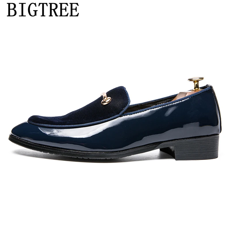 

Loafers Men Party Shoes Wedding Shoes Men Dress Coiffeur Men Formal Shoes Leather Luxury Italian Brand Tenis Masculino Big Size