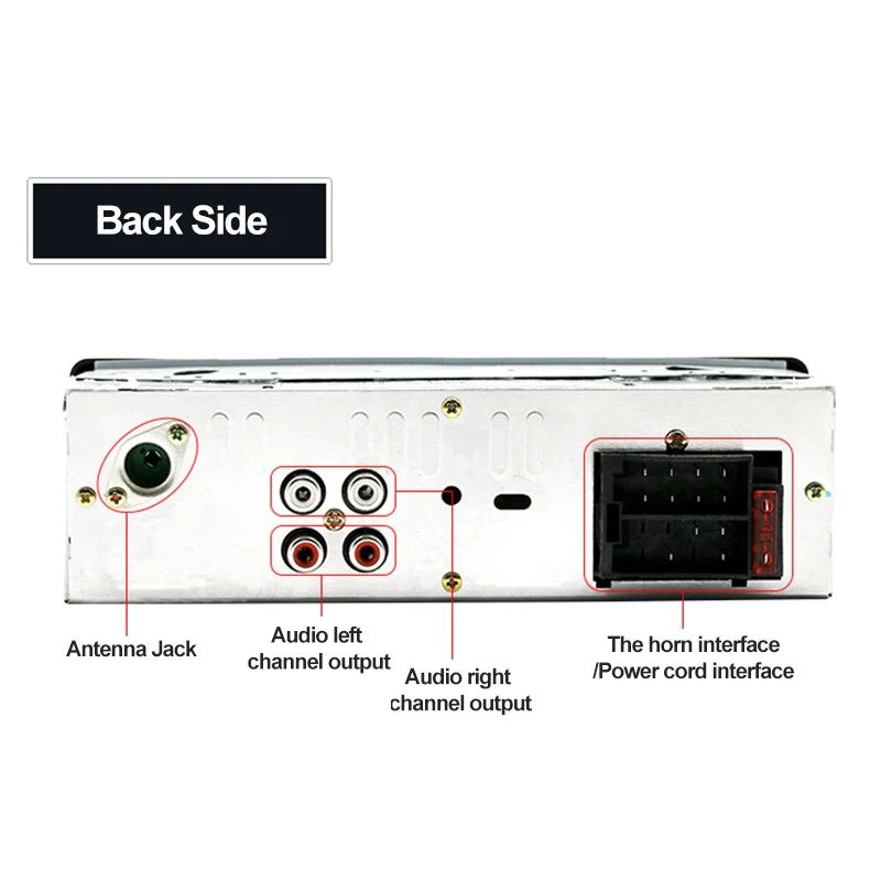 Автомобильный Bluetooth MP3 автомобильный Радио стерео Авто V2.0 12V In-dash 1 Din FM Aux вход