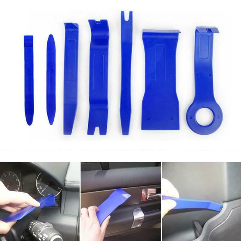 

2019 7 Pcs Car Trims Remover Tool for CD Speaker Door Panel Removal Tools CSL88