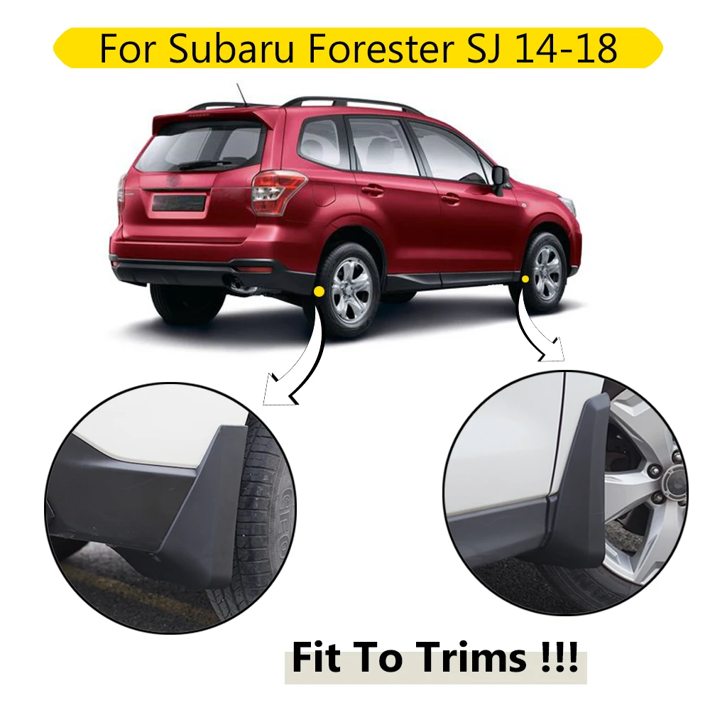 Комплект брызговиков для Subaru Forester SJ 2014 2017 брызговики автомобиля крыло переднее и