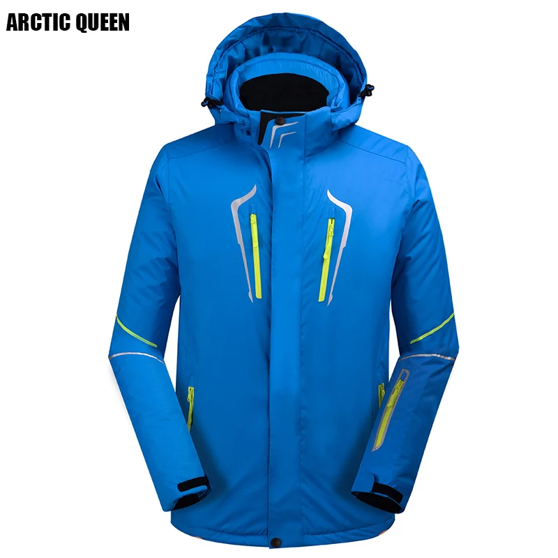 2017/8 зимняя мужская куртка для сноуборда цветная Толстая Водонепроницаемая