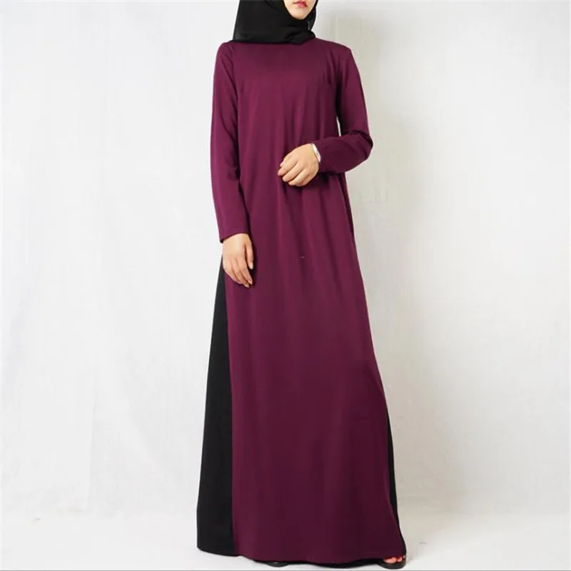 New Fashion Women Abaya Dress Islamic Clothes Elegant Vestido Chiffon Lace Stitching Robe Maxi for Ladies | Тематическая одежда и