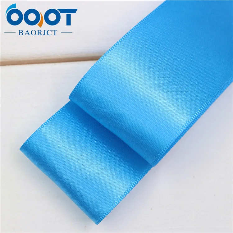 0340 OOOT BAORJCT 1742825 38 мм 10 ярдов твердые цветные ленты атласная лента для свадьбы Вечерние стол юбилей торт цветок украшения - Цвет: 0340