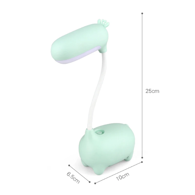 3W led Table Lamp giraffe cute desk Light USB Charging light for child bedroom Adjustable Flexible Desk Reading Study | Лампы и