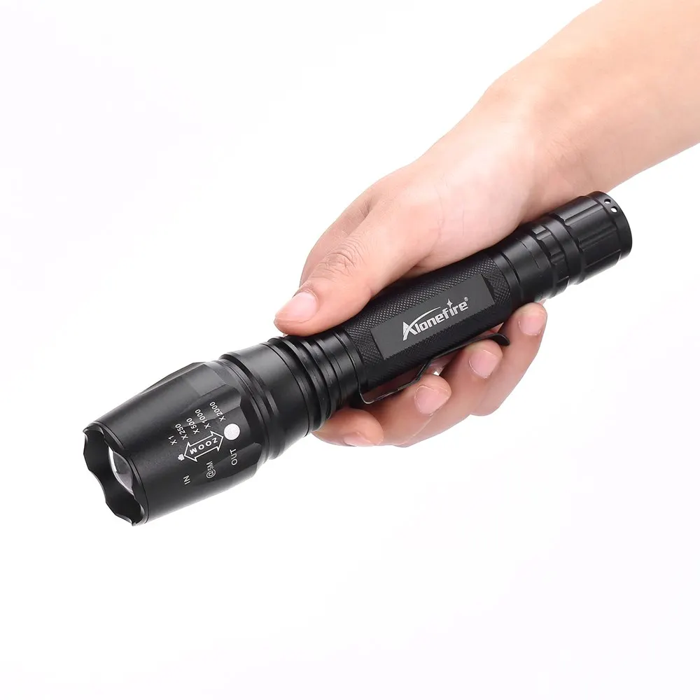 Alonefire H200 zoom фонарик CREE XM-L T6 светодиодный водонепроницаемый регулируемый