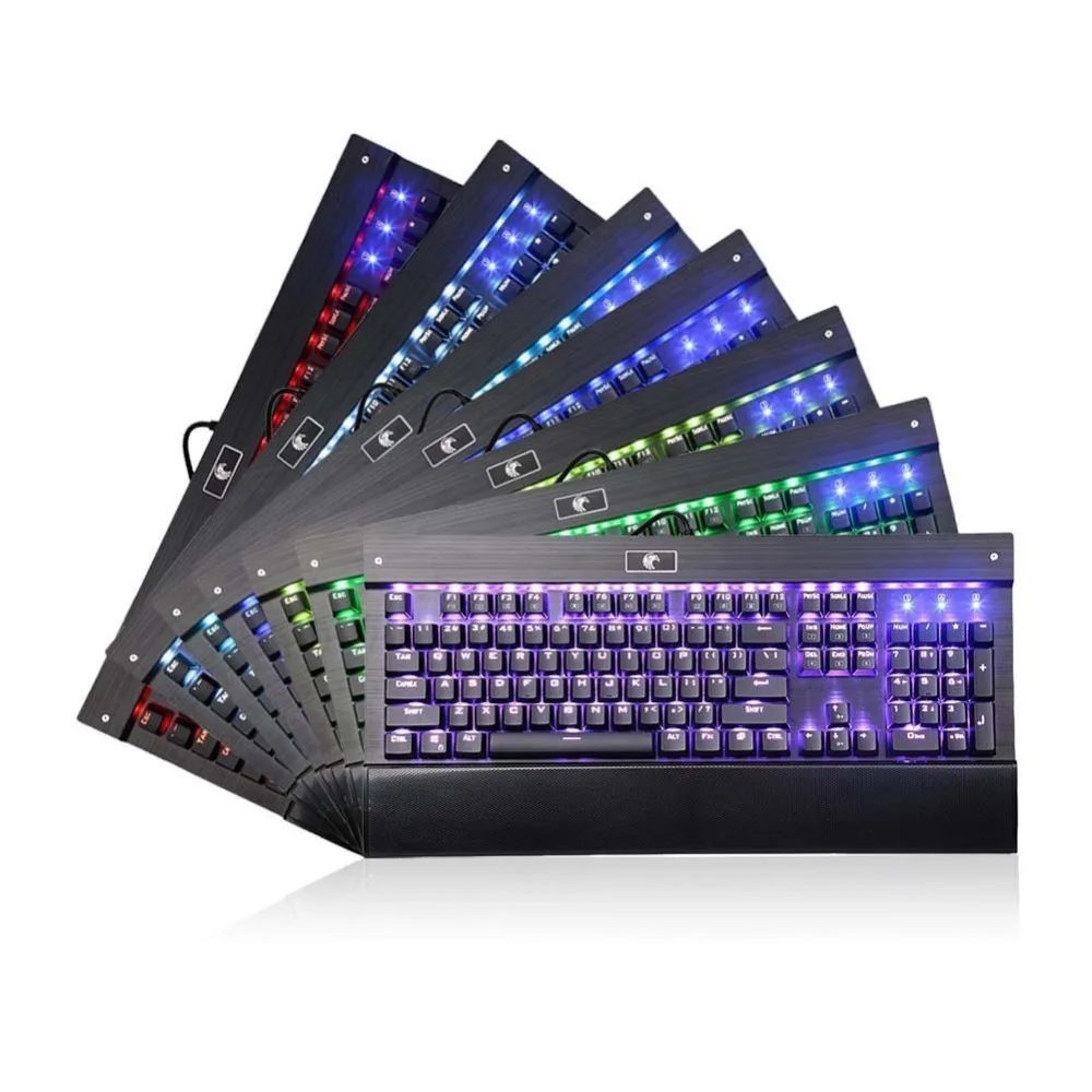 Z 77 Eagle Механическая игровая клавиатура с подставкой для запястья настраиваемая