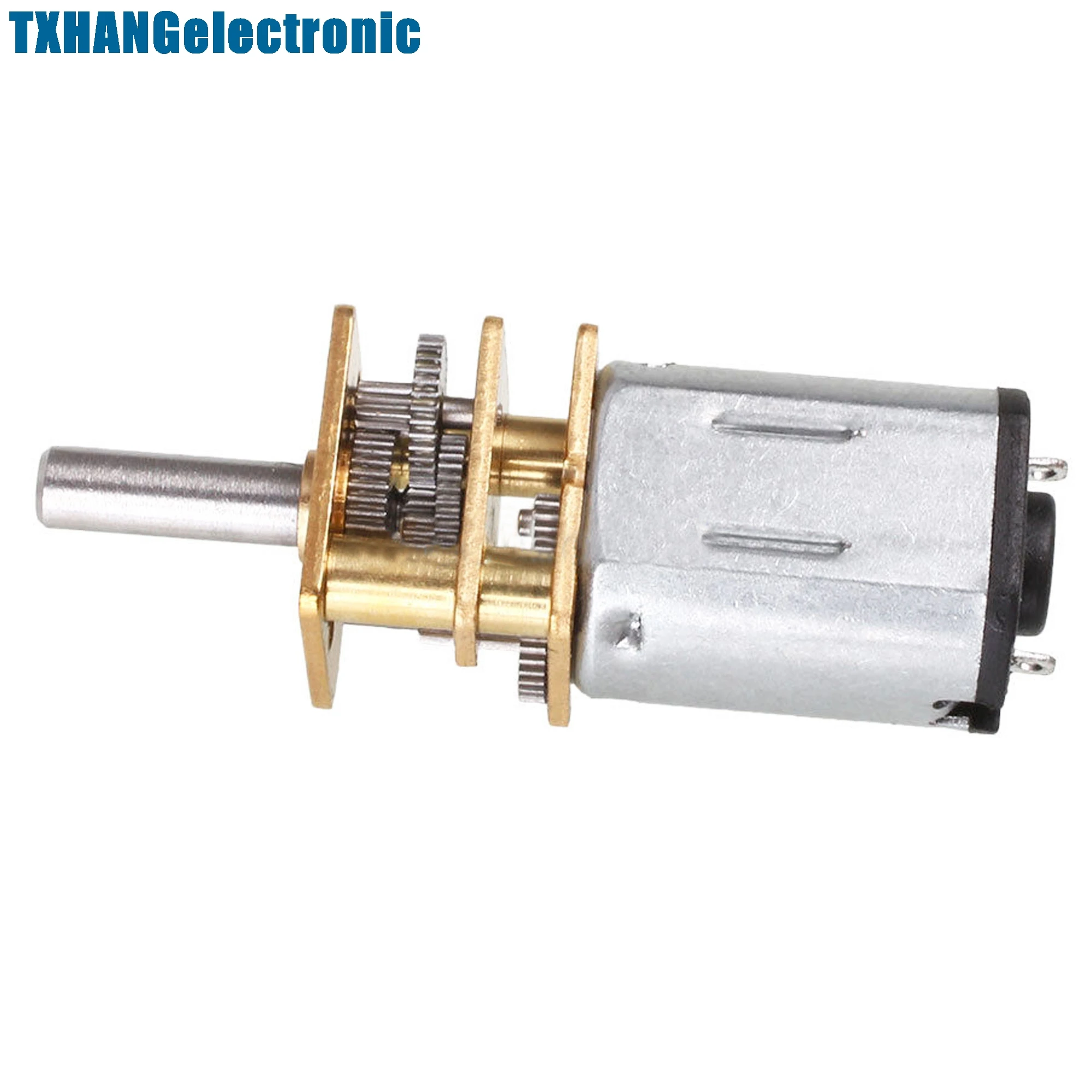 DC 12V 600RPM микро скорость редуктор двигатель металлический вал колеса | Электронные