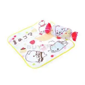 1 шт. Подарочное полотенце креативное милое мини конфетное хлопковое 20*20 см для