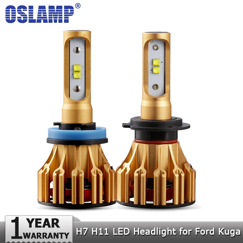 Oslamp H7 ближнего света H11 Дальний свет Автомобильные фары лампы SMD 70 Вт 7000лм