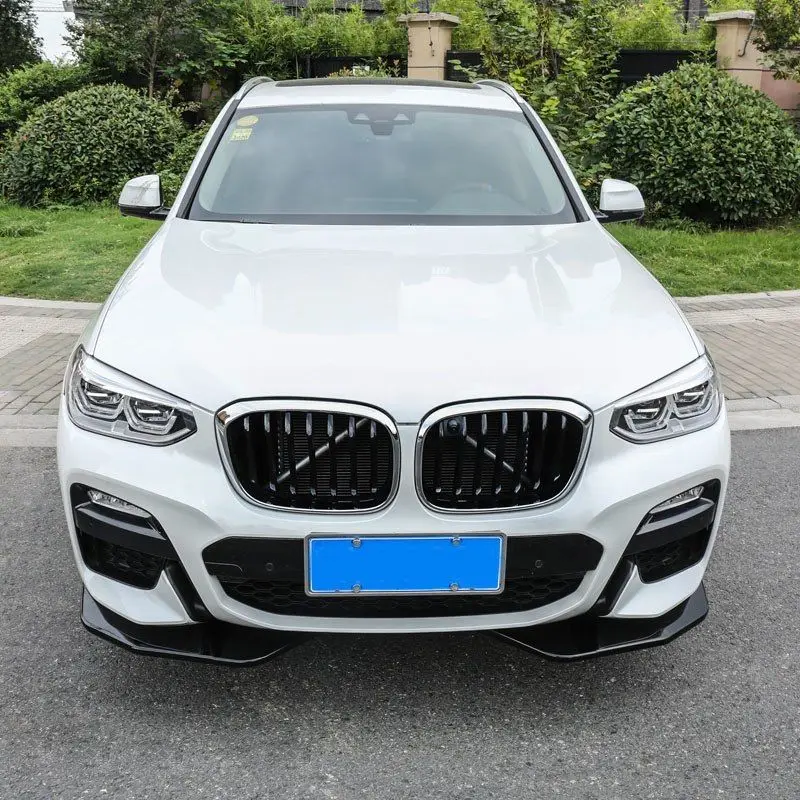 X3 abs передняя губа бампер разветвитель для bmw x3 2018-up Стиль | Автомобили и мотоциклы