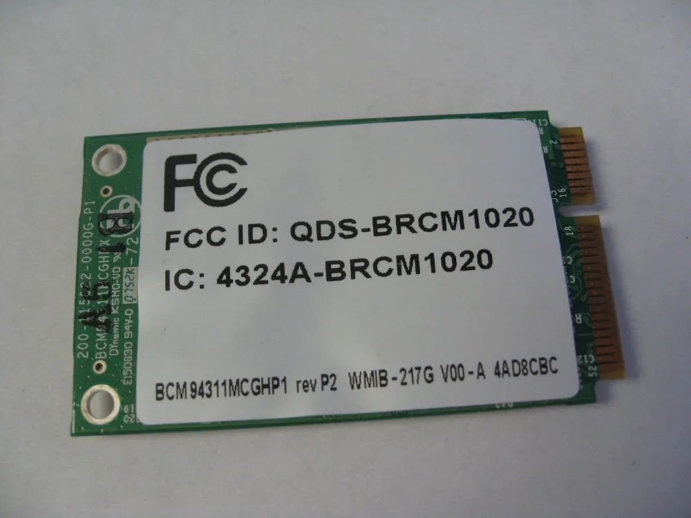SSEA Новая беспроводная карта BRCM1020 Wifi PCI E для HP Pavilion DV2000 V3000 dv6000 dv9000 DELL E1405 D520 D620 D820