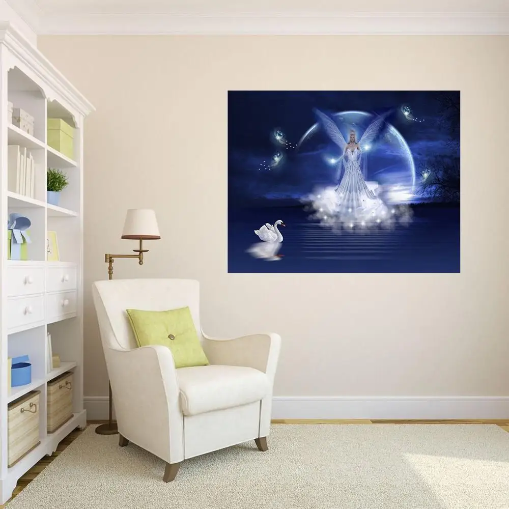 Abooly 5D DIY Diamond Painting Set Cross Stitch Gift Round Embroidery Mosaic Pattern Home Wall Decoration | Дом и сад