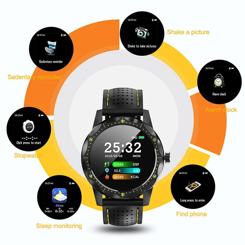 2019 Hot Smart Watch IP68 Waterproof Sleep Monitor Alarm Clock for Mobile Phone Sport For DOY | Электроника