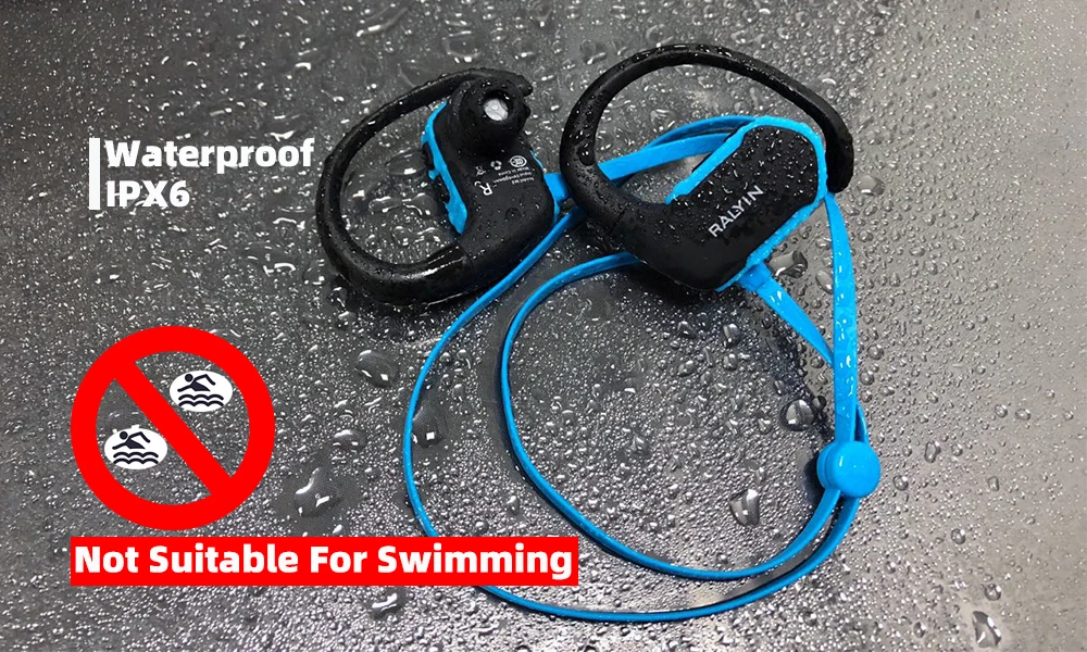Ralyin 8 Гб mp3 плеер bluetooth наушники спортивные водонепроницаемые беспроводные наушники bluetooth музыкальный плеер bluetooth наушники для телефона