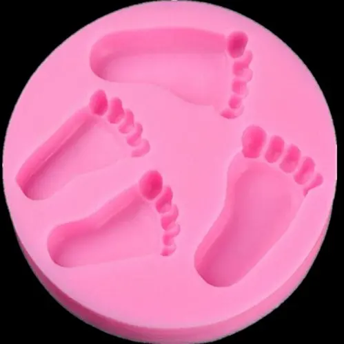 Силиконовые детские ножки торт Декор для капкейков Топпер силиконовая форма