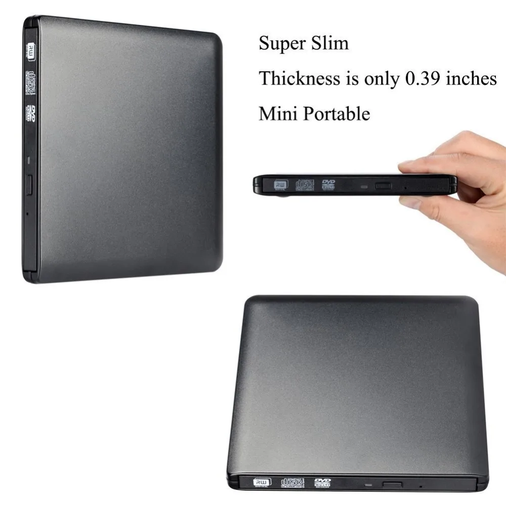 Внешний тонкий USB 3 0 DVD горелка RW VCD CD ГОРЕЛКА привод Superdrive Портативный для Apple Pro Air