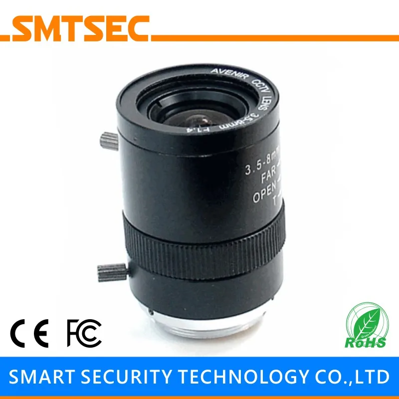 Варифокальный ручной Радужный Объектив 3 5 8 мм F1.4 1/3 &quotCS Mount 80 37 градусов CCTV|iris lens|ip
