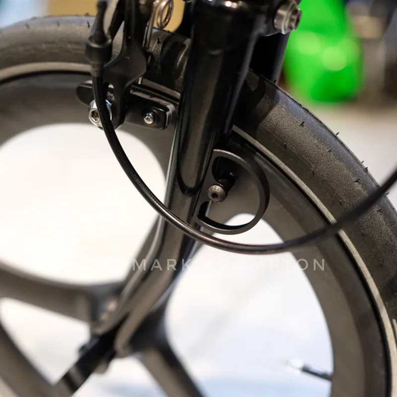 Складной велосипед без брызговика для brompton передняя вилка