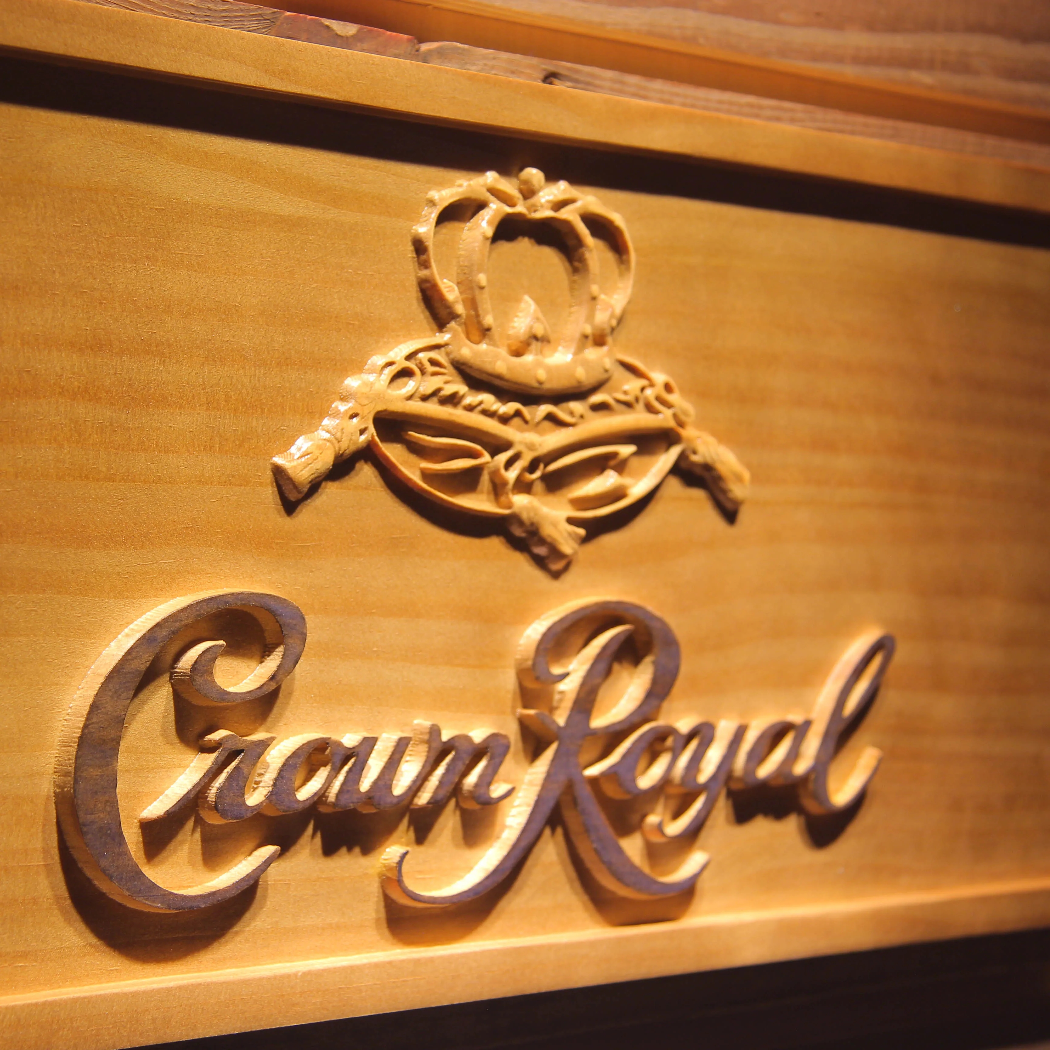 Фото Деревянные 3d-знаки Crown Royal Beer №4