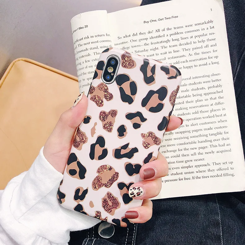 SamsungS10 Чехол для мобильного телефона с леопардовым принтом и защитой от падения