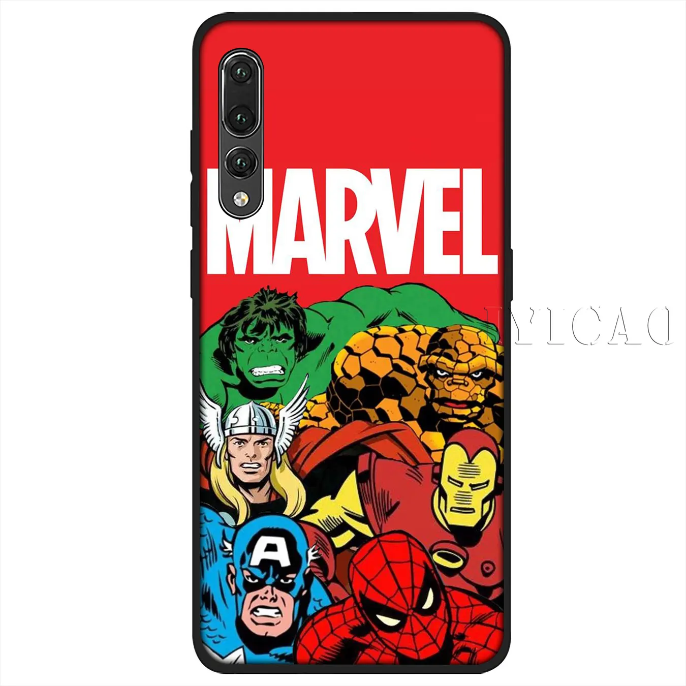 IYICAO Марвел Мстители Мягкий силиконовый чехол для телефона Huawei P30 P20 Pro P10 P9 P8 Lite Mini