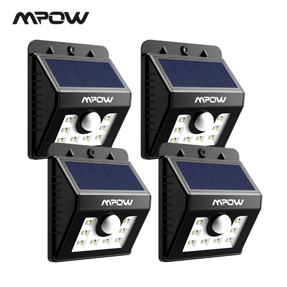 Mpow MSL5F солнечного света 8 светодио дный Открытый безопасности движения Сенсор