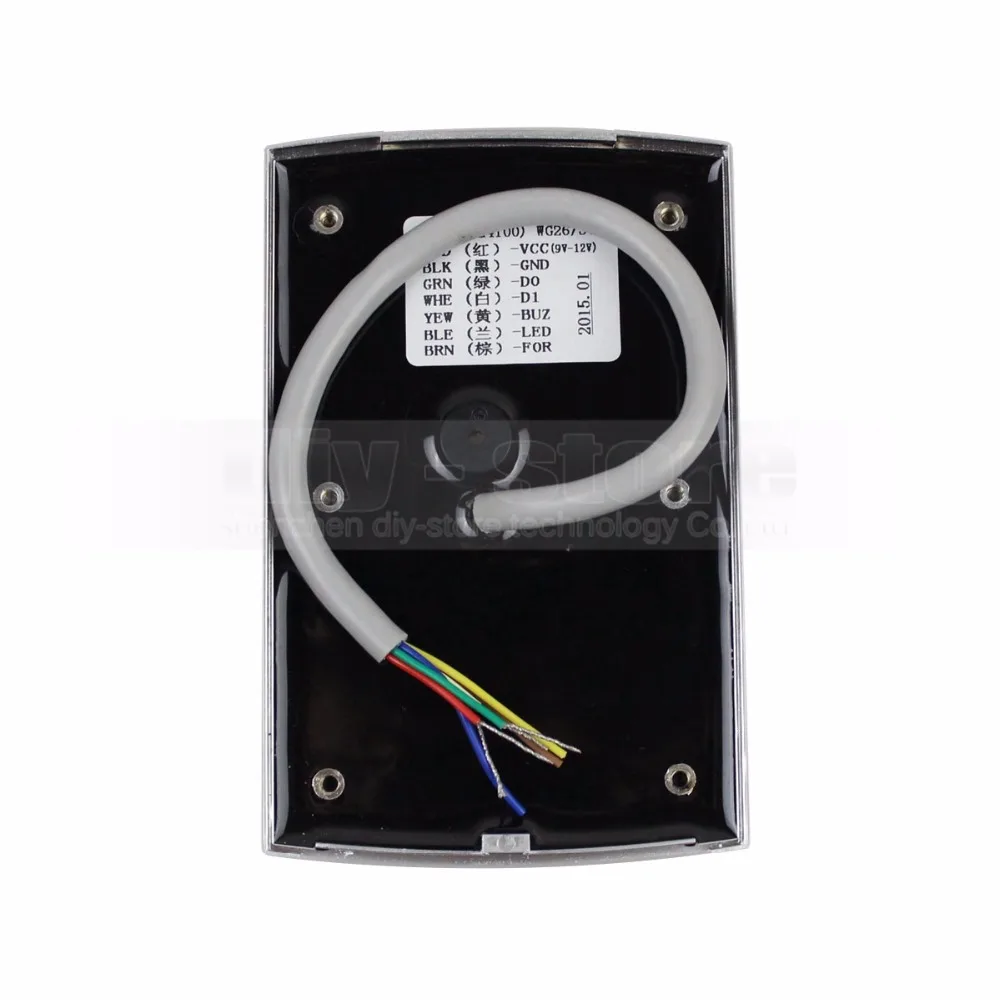 DIYSECUR качество водонепроницаемый металлический Wiegand 26 125 кГц EM 4100 RFID считыватель ID