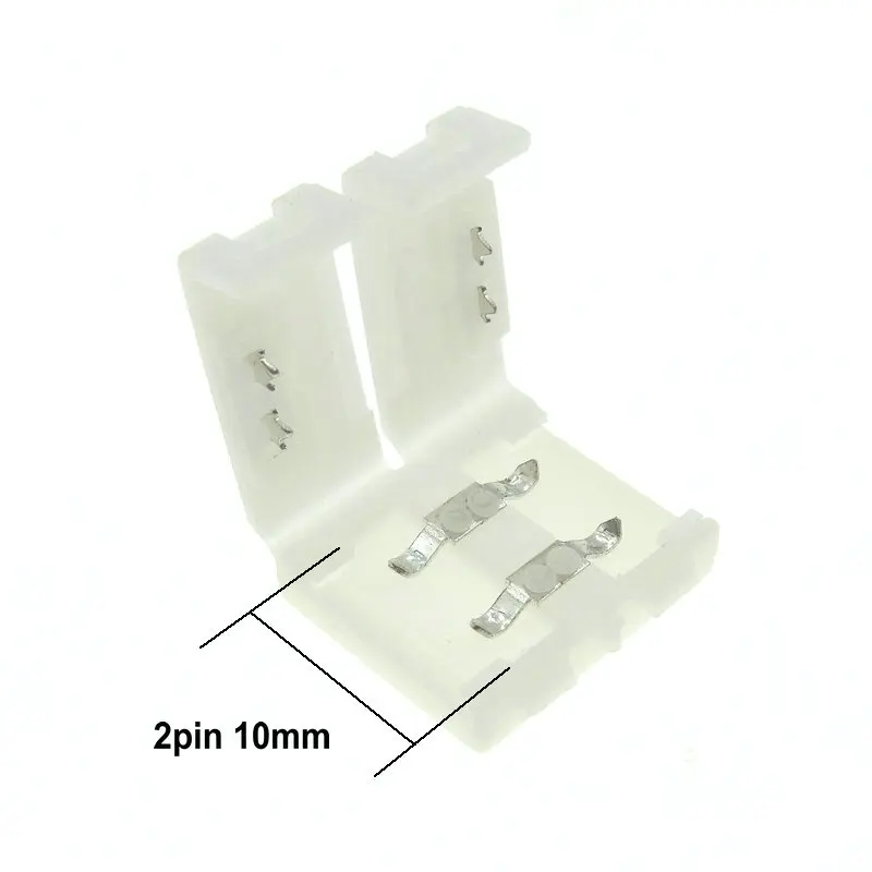 Фото LED Strip Connector 2pin 8mm PCB Width 4pin 5pin 10mm 5050 RGB RGBW Mono-Color Light Connectors Free Welding Обустройство дома LED Strip Connector 2pin 8mm PCB Width 4pin 5pin 10mm 5050 RGB RGBW Mono-Color Light Connectors Free Welding Обустройство дома