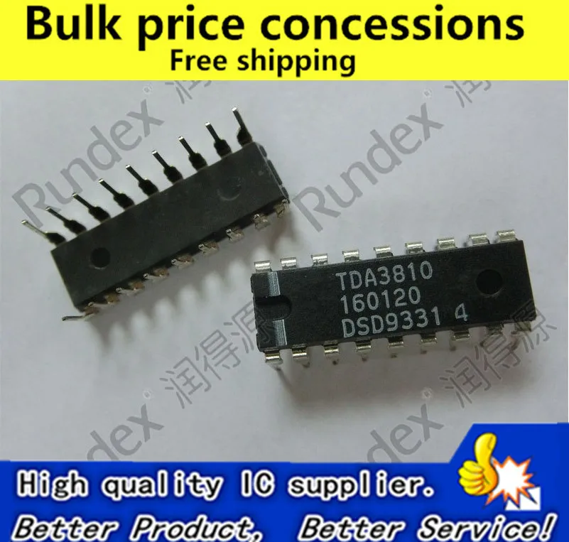 

Free shipping 10pcs/lot TDA3810 DIP-18