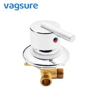 vagsure one ways output gear screw thread intubation tap cold and hot brass shower faucet mixer diverter bathroom cabin room