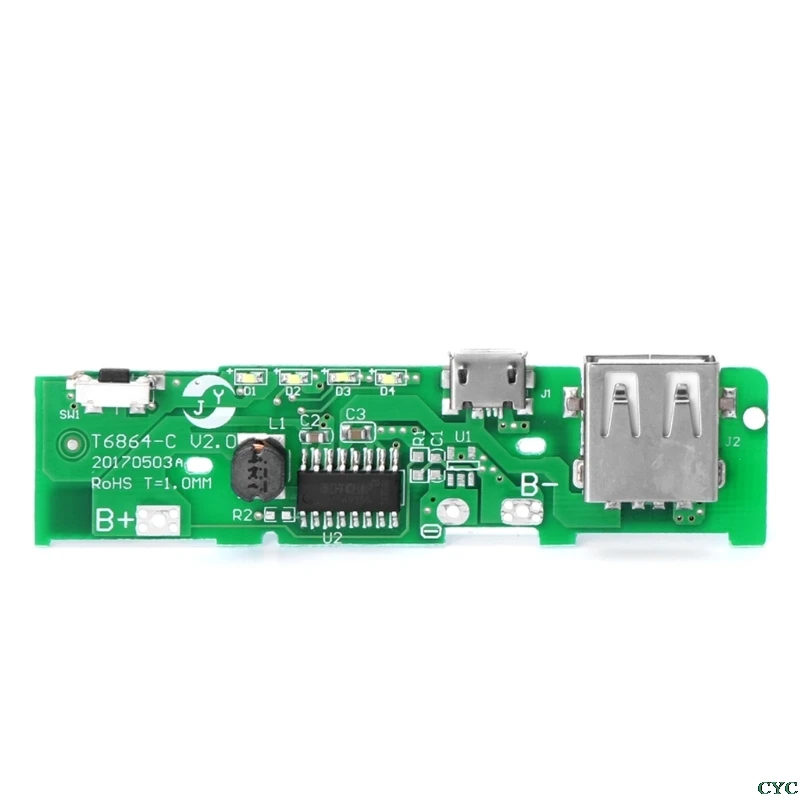Новый USB 5V 2A банк питания для мобильного телефона зарядное устройство Модуль