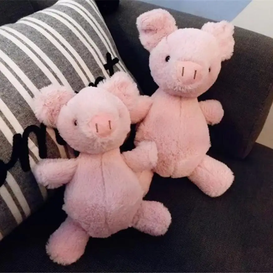 

18cm Pig Cartoon Plush Toy Cute Pig Doll Stuffed Interactive Toys Drop Shipping Y1221