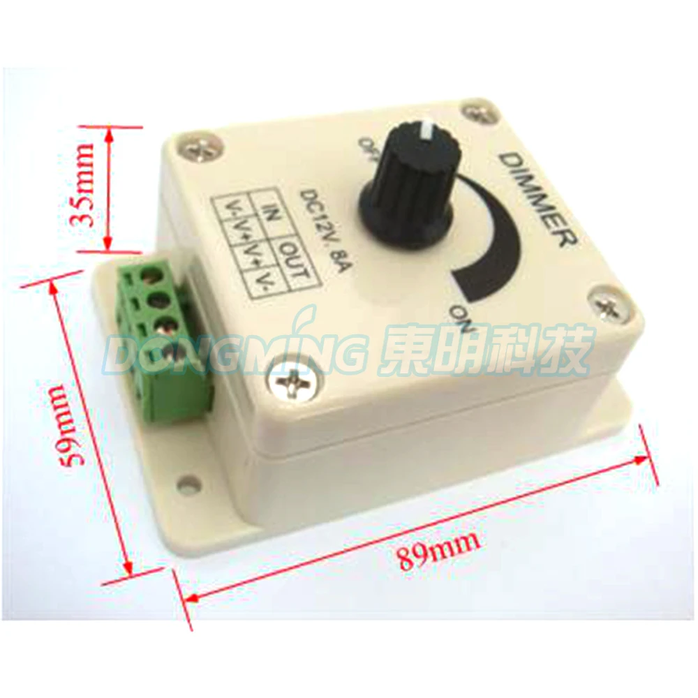 DC 12V 8A led strip light switch dimmer single color controller high quality | Освещение