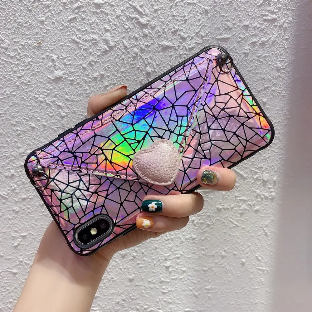 Чехлы для iPhone X Xr Xs Max корейский кожаный чехол с откидной крышкой и подставкой
