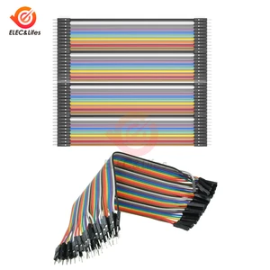 40-контактный разъем 2,54 мм Dupont кабель штырь-штырьштырь-гнездогнездо-гнездо 40-контактный Dupont Line 10 см 20 см 40 см