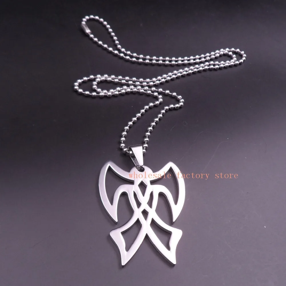 Оптовая продажа 5 шт. Большая двойная подвеска из нержавеющей стали с 24-дюймовой