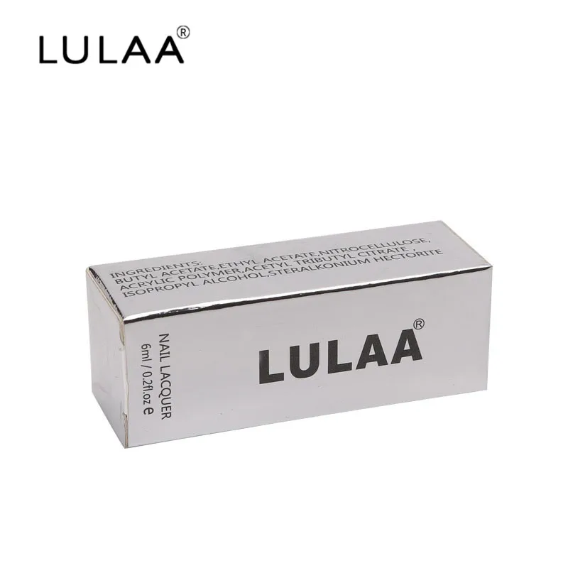 Lulaa 5 цветов металлик лак для ногтей длительный матовый эффект макияж Щепка