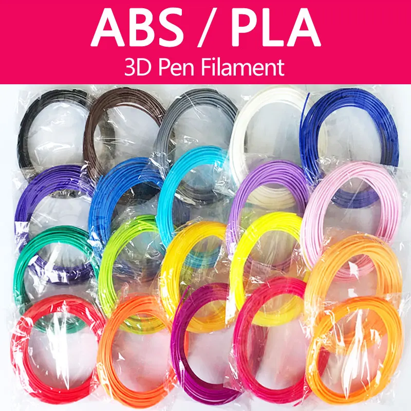 Качественный продукт, pla/abs 1,75 мм, 20 цветов, нить для 3d ручки, pla 1,75 мм, pla нить, abs нить, 3d Ручка, пластиковая 3d нить, rainbo