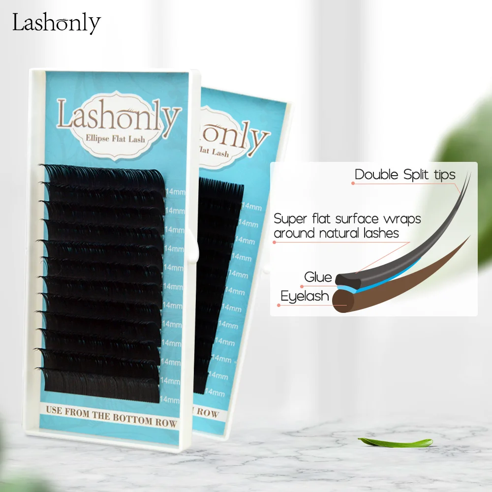 Lashonly матовая плоская ресница для наращивания ресниц индивидуальная в виде