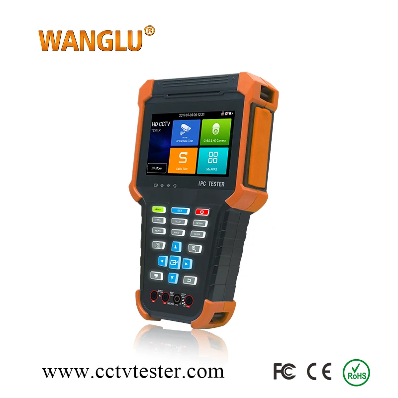 Ручной 4 дюймовый сенсорный экран WANGLU 8 Мп AHD/ CVI/8 TVI/8 стандартный тестер для IP